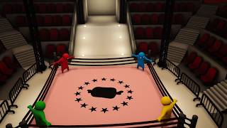 😱 RED vs BLUE vs GREEN vs YELLOW! 🥊 EPIC WRESTLING ARENA BATTLE! 🔥 | Beast Battle Gaming