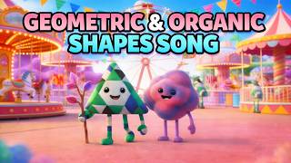 Organic and Geometric Shapes Song | Beth’s Brush House 🎨🎵💕 screenshot 5