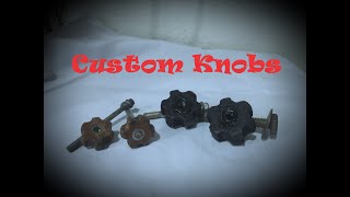 DIY custom star knobs using just drill and scrap woods| Homemade wood knobs