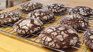 How to Make Delicious CHOCOLATE CRINKLES | Easy Cookie Recipe