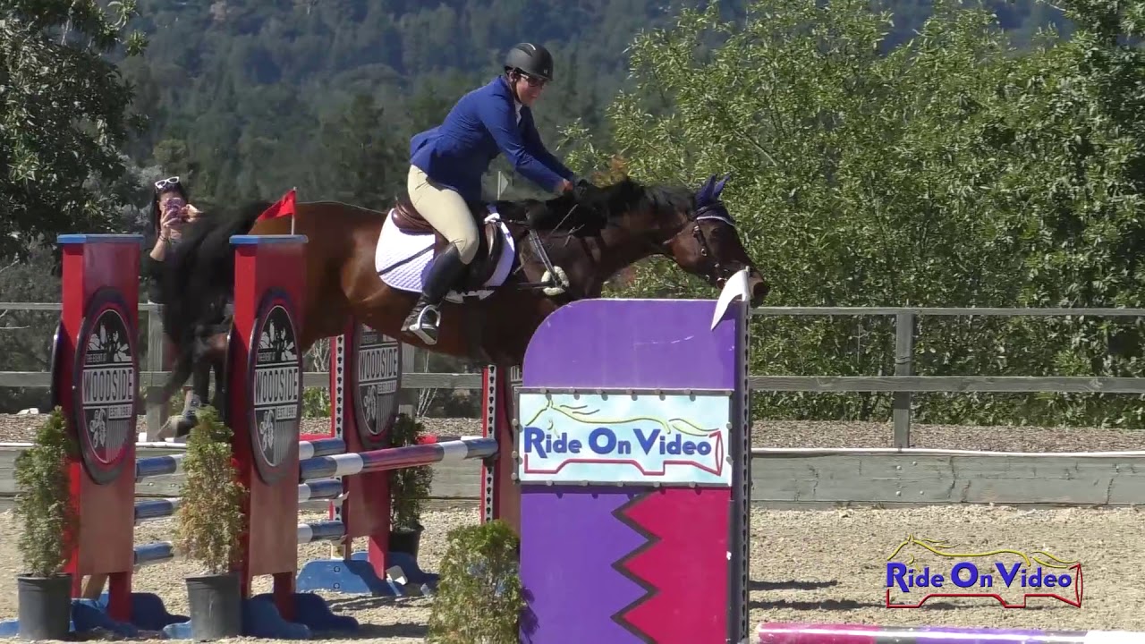 horseshoe bend 322S Michelle Brunner on Firefly CS SR Beginner Novice Show Jumping Woodside Oct. 2019