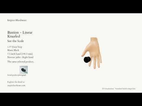 Video preview: Bastion - Linear Knurled, Matte Black / 1.5"