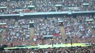 Take That - Progress Concert - National Anthem - Wembley Stadium - 1st July 2011