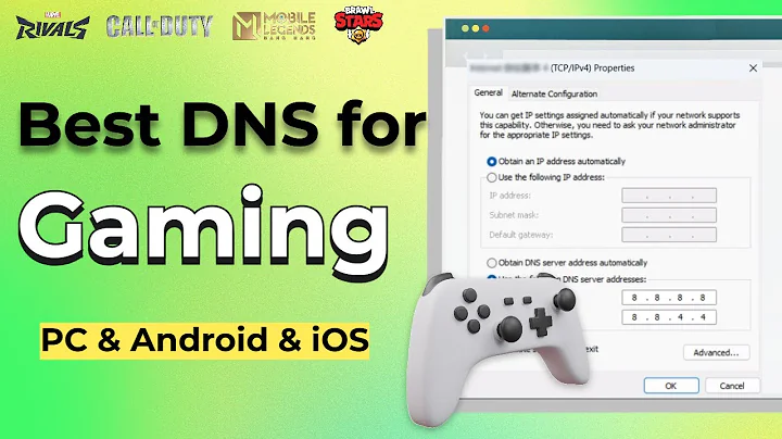 Best DNS for GAMING 2025 (For PC, Android and iPhone) Boost Speed
