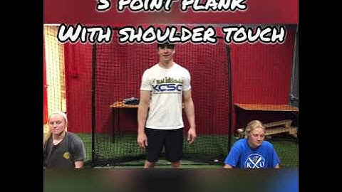 3 Point Plank with Shoulder Tap