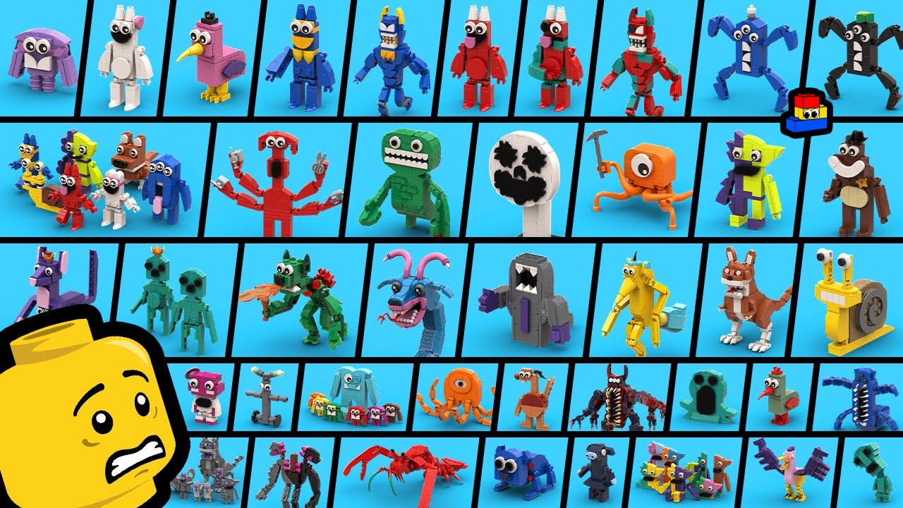 LEGO Garten of Banban 0-8 Minifigures (EVERY Character)