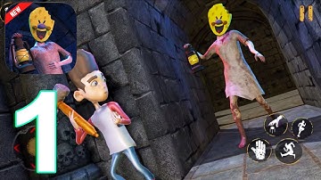 Sponge Ice Scream Granny Gameplay Walkthrough Part 1 (IOS/Android)