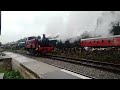 S102 ‘Cathryn’ Locomotive arriving at Rowsley South Railway Station Derbyshire 