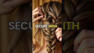 Easy Boho Fishtail Braids Tutorial 🌿 #shorts #bohostyle