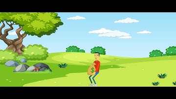 2D animation lifting heavy object