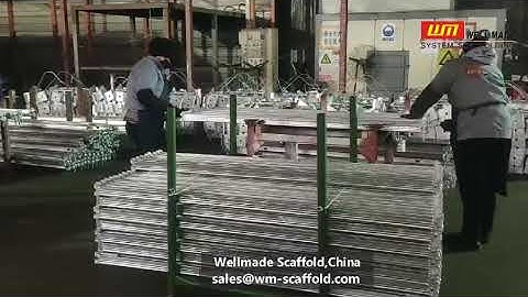 Ringlock Scaffolding U Ledger Manufacturing - Horizontal Parts of Allround Scaffold Export to Europe