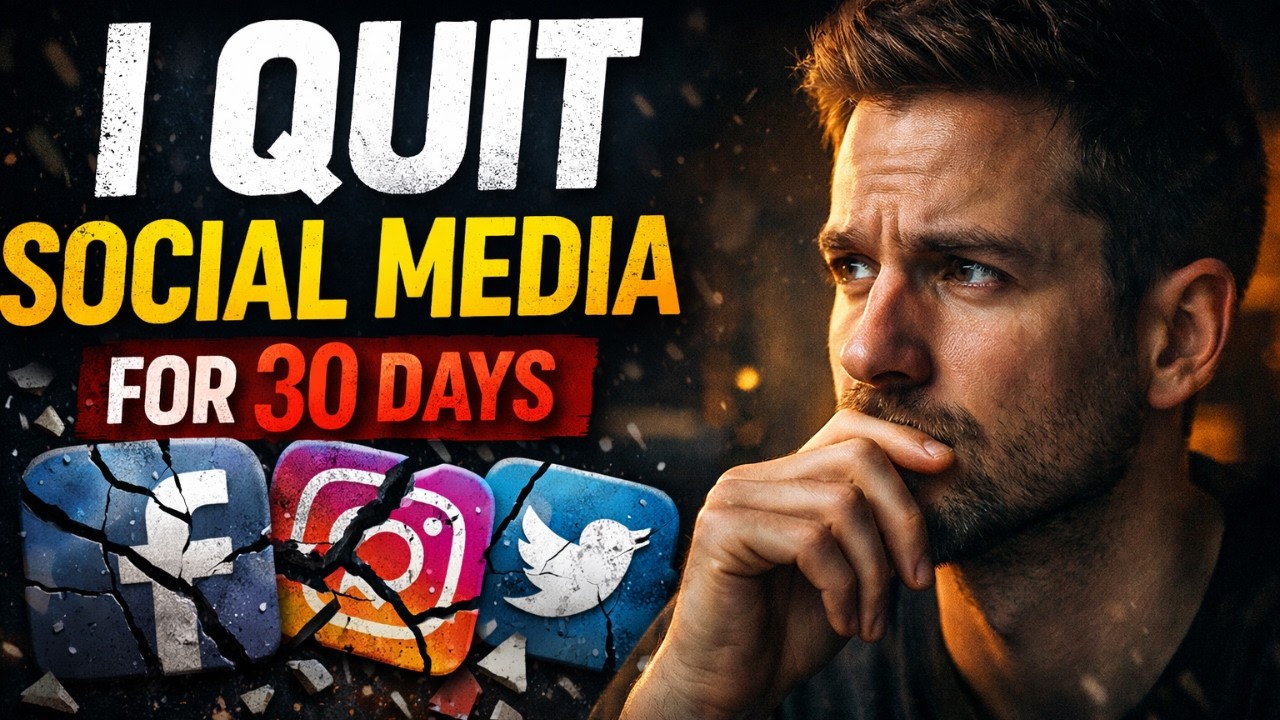 I Deleted Social Media for 30 Days — And Faced Myself | English Quiet Power