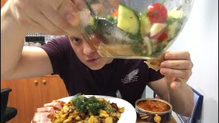 Картошечки жареной под истории МУКБАНГ mukbang eating
