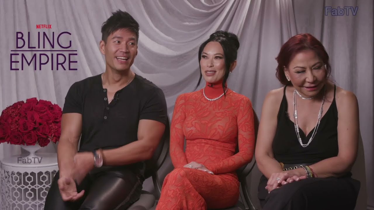 Bling Empire cast with Kevin Kreider, Christine Chiu & Anna Shay