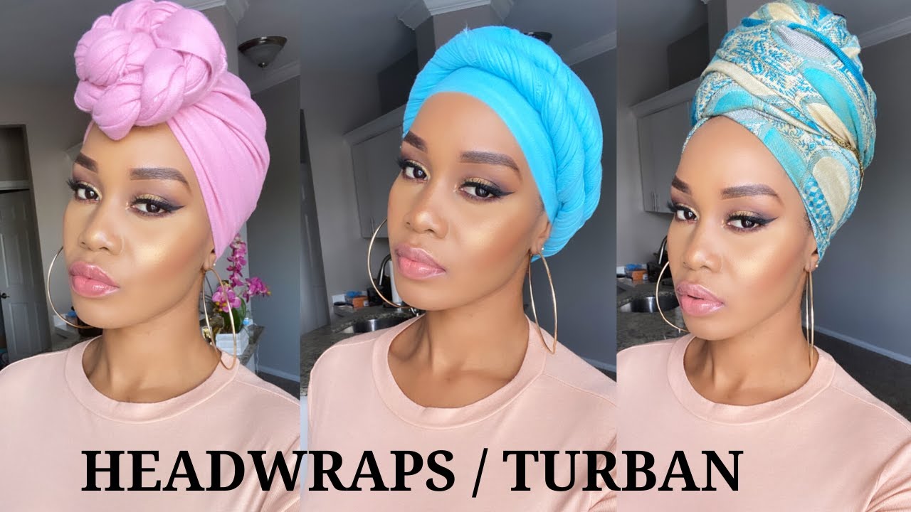 6 SIMPLE QUICK & EASY WAYS TO STYLE 1 HEADWRAP/TURBAN/HEADSCARF