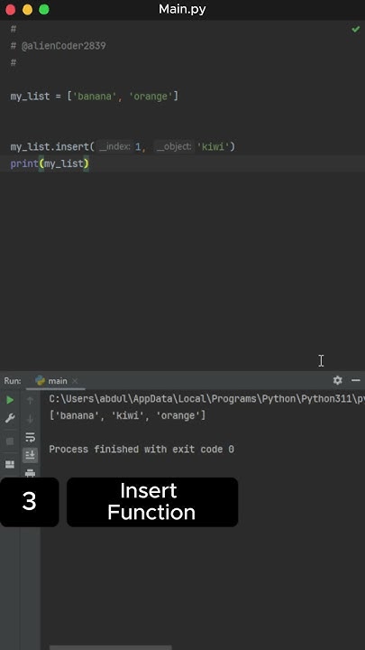 5 Essential Python List Functions You Need to Know! - YouTube