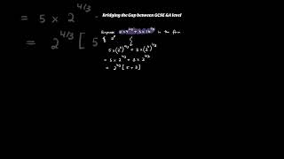 1st Ques of “Bridging the gap between GCSEs and A levels”. #gcsemaths #foryou #alevelmaths #stem