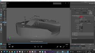 Maya | Circular motion path for camera, hide camera and light for playblast, arnold live tab
