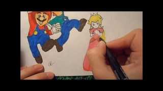 comment dessiner peach