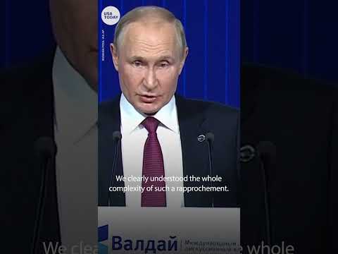 Putin to the West: ‘Let's stop being enemies’ | USA TODAY #Shorts