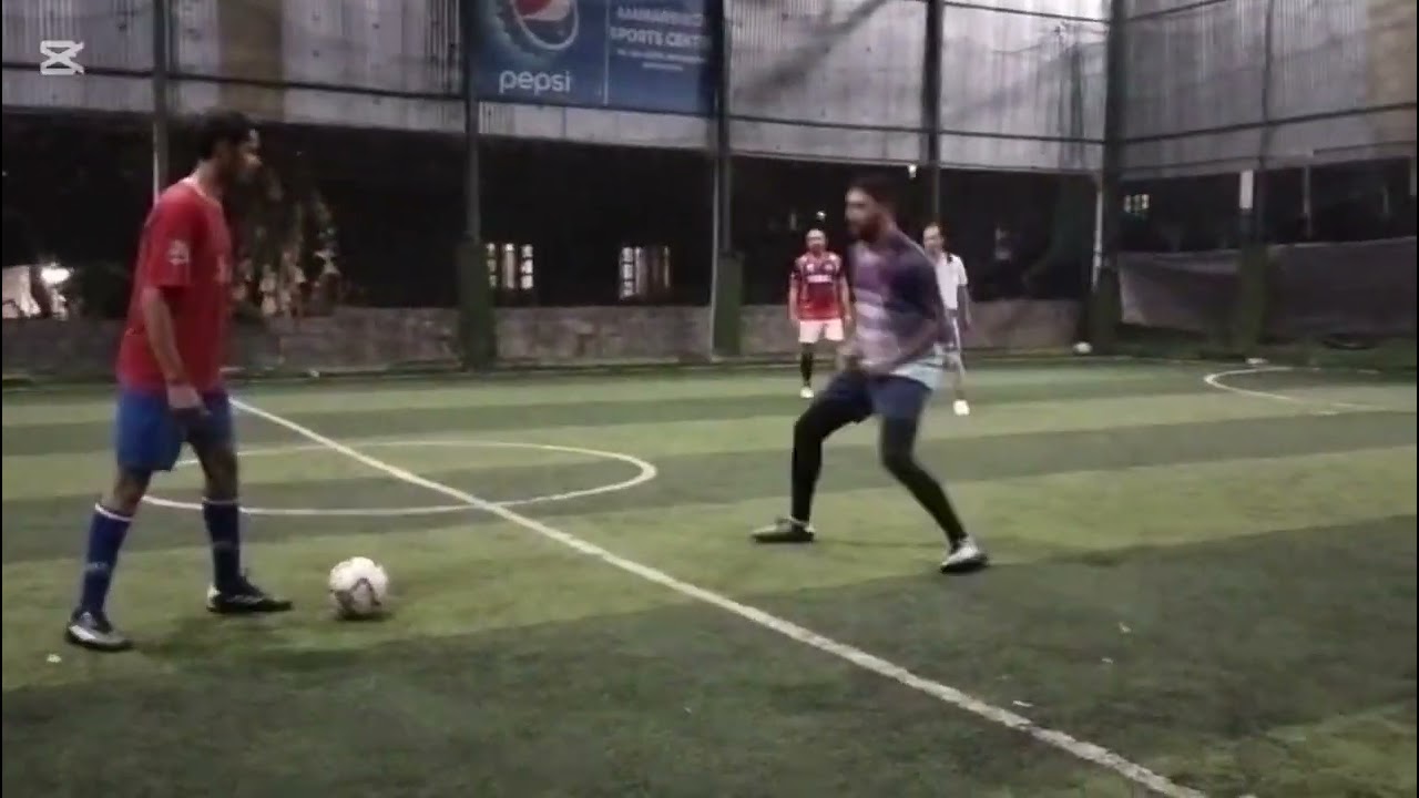 Back to game.A thrillng match ended 7-6. Nice game.#futsal #foryou#pokhara#amarsinghground#playfrfun