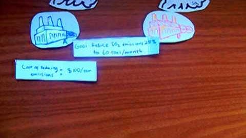 Tradable Pollution Permits - [before] | Principles of Economics