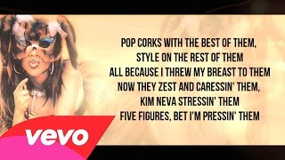 Lil' Kim - Give It Up (Lyrics Video) Verse HD
