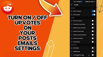 How To Turn On Or Off Upvotes On Your Posts Emails S On Reddit
