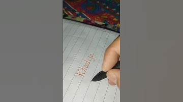 Khadija Name Writing. Subscribe For More Videos. #art #viral #trending #writing