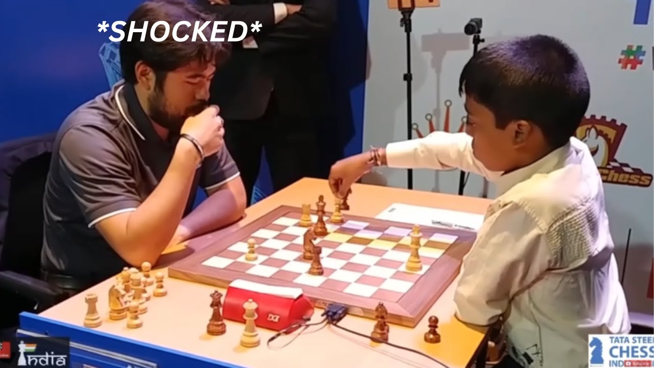 When Young Pragg Shocked Everyone by Holding a Draw Against Hikaru Nakamura! Tata Steel India 2018