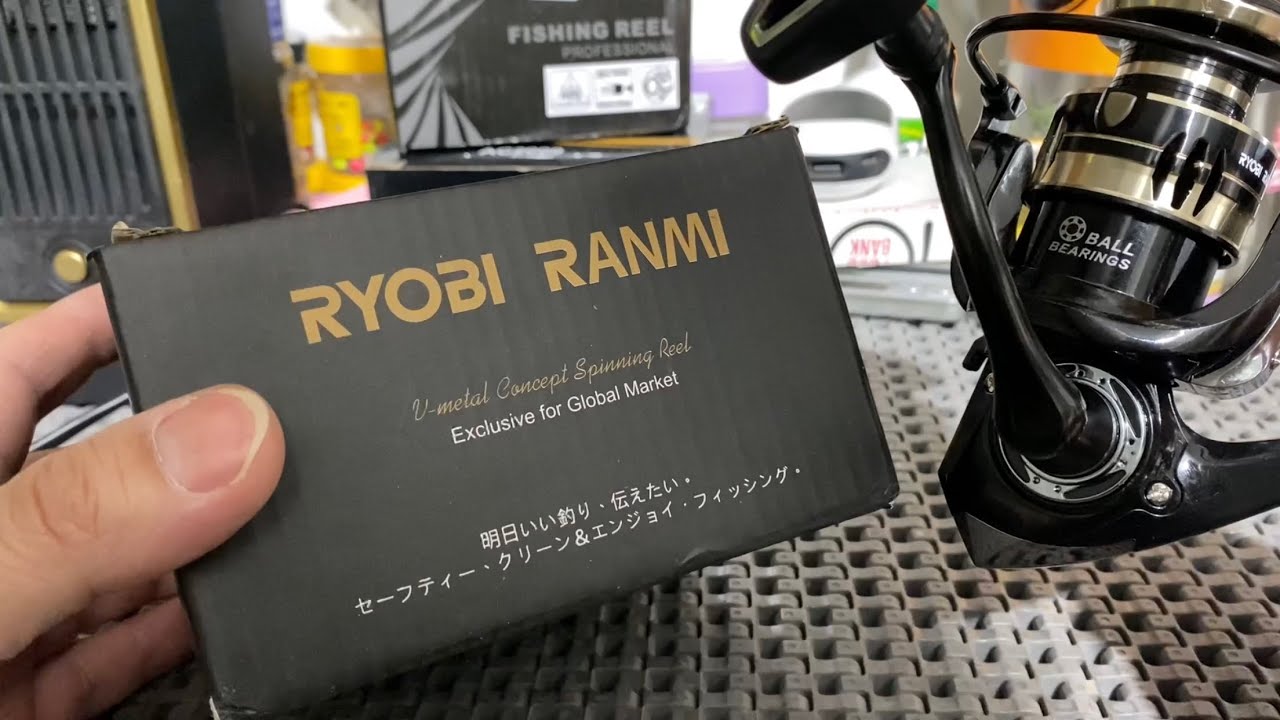 Temu fishing reel Ryobi Ranmi slow pitch reel unboxing and honest