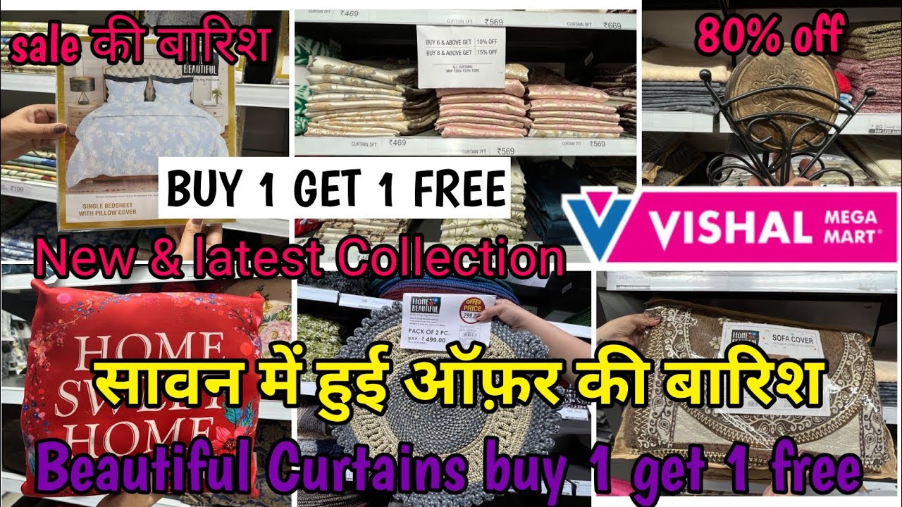 Vishal Mega Mart Today's Latest Curtains Offers Vishal Mega Mart Home