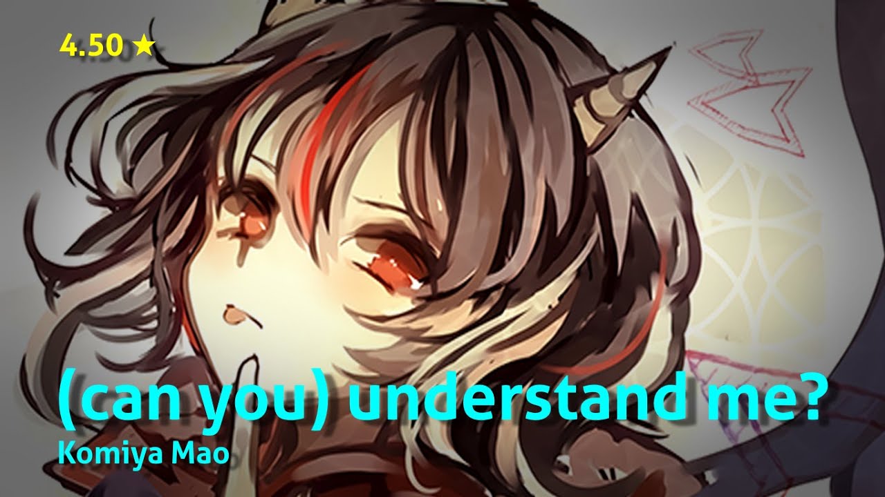  osu can You Understand Me By Komiya Mao 4 50 109pp 99 75 