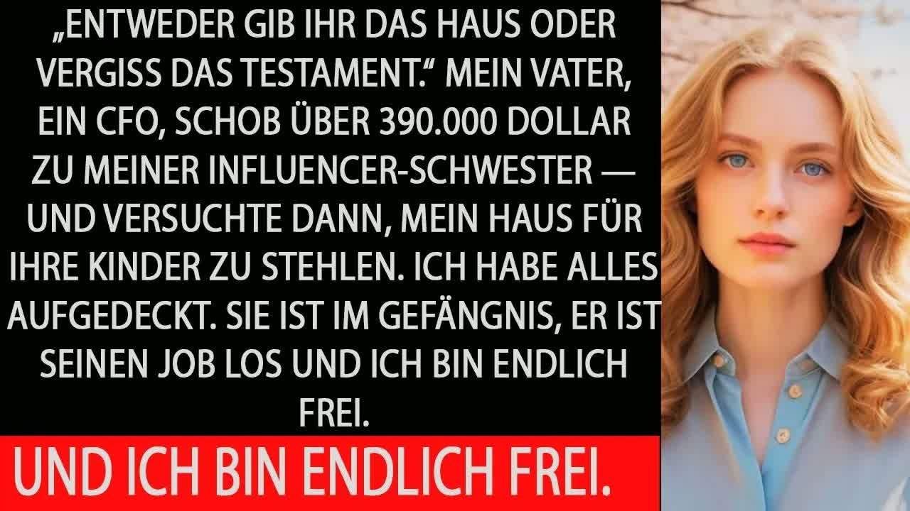 Papa gab meiner influencer schwester 390 000 ⧹$ unterstützung – und kappte dann einfach mich