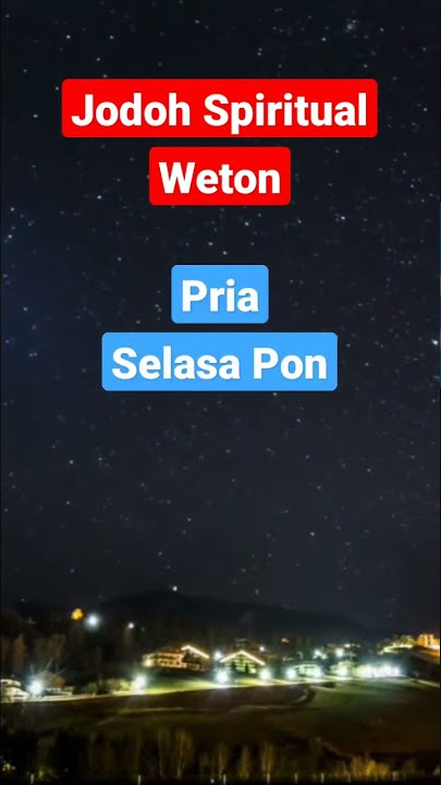 JODOH PRIA SELASA PON #selasapon #jodohselasapon #jodohpriaselasapon #selasa #pon