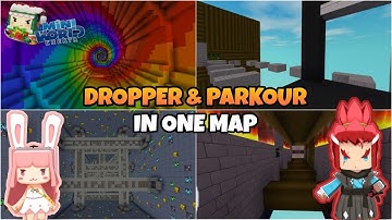 Dropper & Parkour | Mini World Creata | Map Review & Gameplay