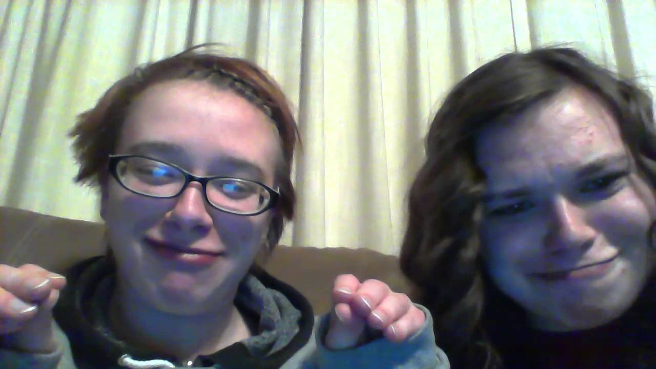My sister Emily and I acting like RICKIAN!!!