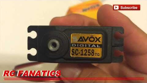 Savox SC-1258TG Servo Review