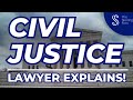 Civil justice  a lawyer explains justice law