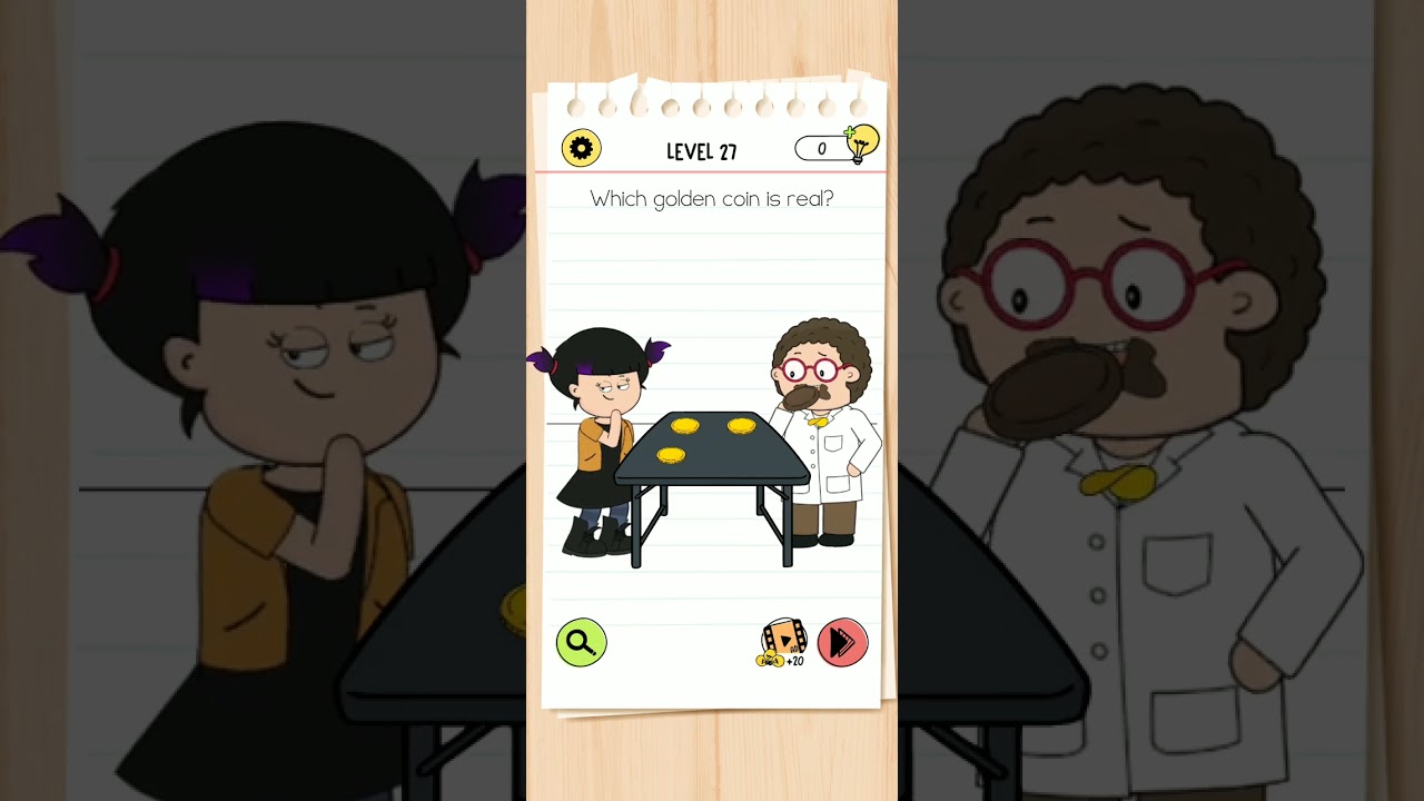 Brain test 4 level 27 walkthrough solution