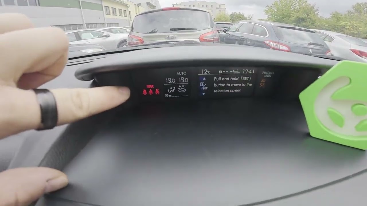 Subaru Forester IV (2012 - 2018) — Cómo apagar el control de clima