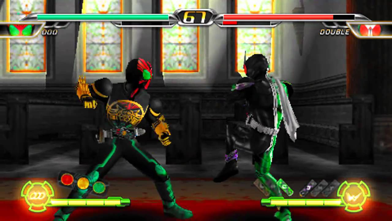 (HD) Kamen Rider Climax Heroes OOO PSP Test