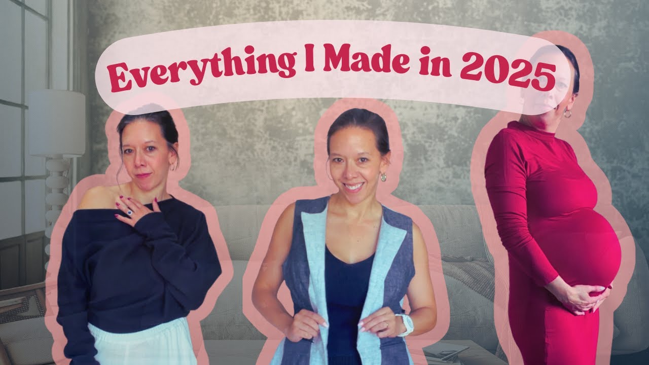 Всё, что я сшила в 2025 году | От одежды для беременных до выкроек от независимых дизайнеров #шит...