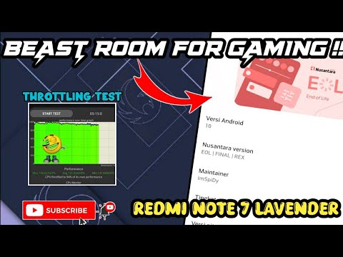 COSTUM ROM GAMING REDMI NOTE 7 LAVENDER !! ROM NUSANTARA EOL SPIDY ...