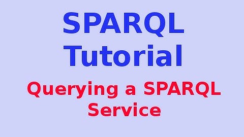 Simple SPARQL Tutorial 26/29: Querying a SPARQL Service