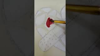 Canvas Painting Broken Heart