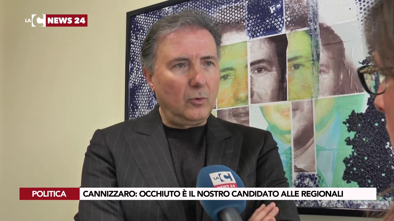 notizie del giorno CANNIZZARO, OCCHIUTO È IL NOSTRO CANDIDATO ALLE REGIONALI