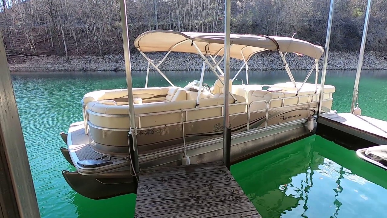 2008 Bennington 2575RLiC Tritoon For Sale on Norris Lake TN SOLD