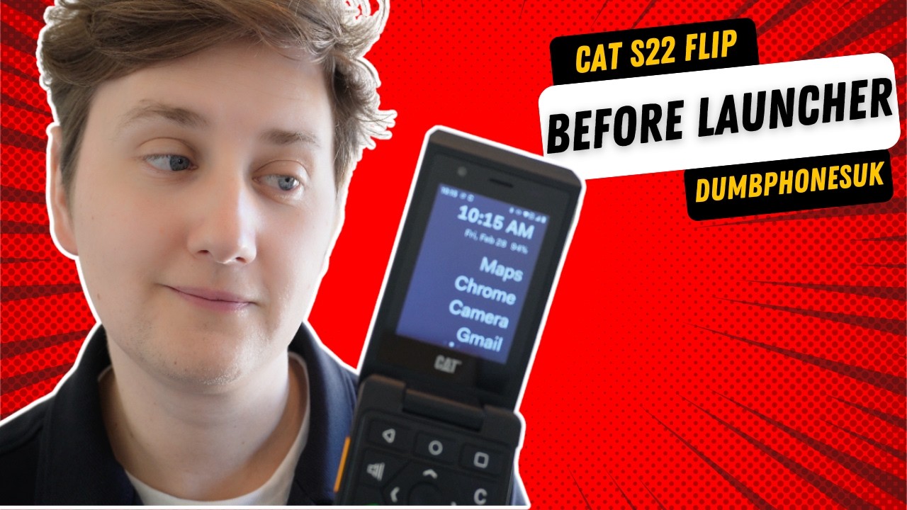 Will BEFORE Launcher Work On The CAT S22 Flip? 🤨 || CAT S22 Flip Dumbphone