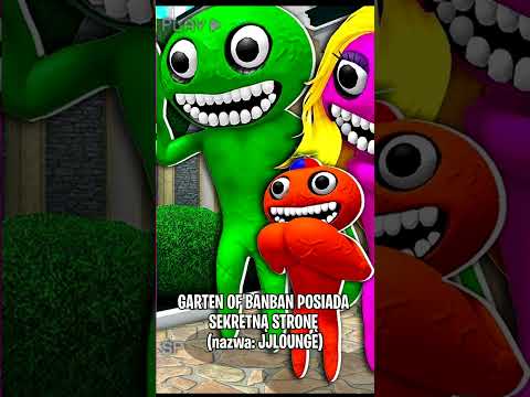 3 CIEKAWOSTKI o GARTEN OF BANBAN 2, KTÓRYCH NIE WIESZ! *sekrety banbana*